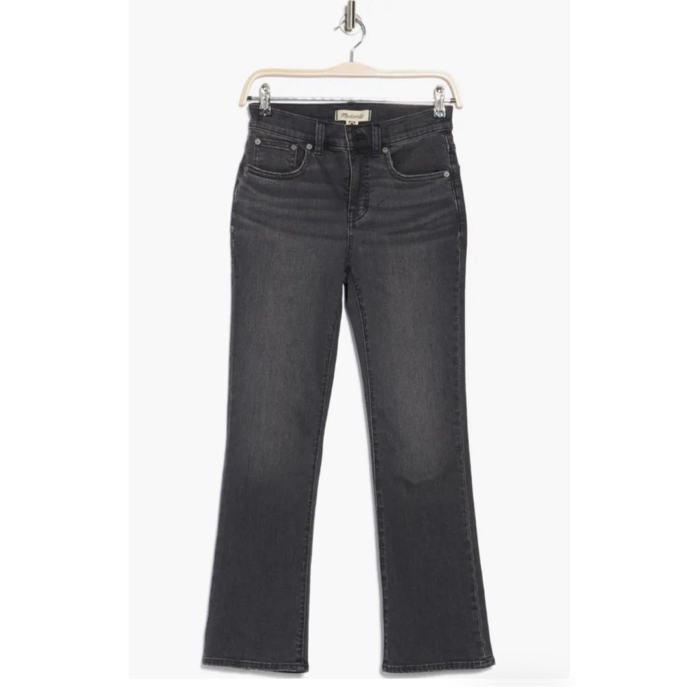 Madewell Women's Straight Leg Jeans in Charcoal Gray